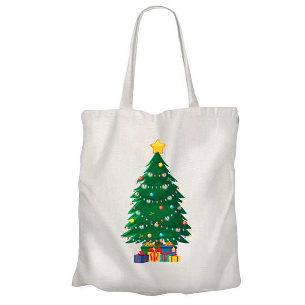 Shimmer Tote Bag - Christmas Tree