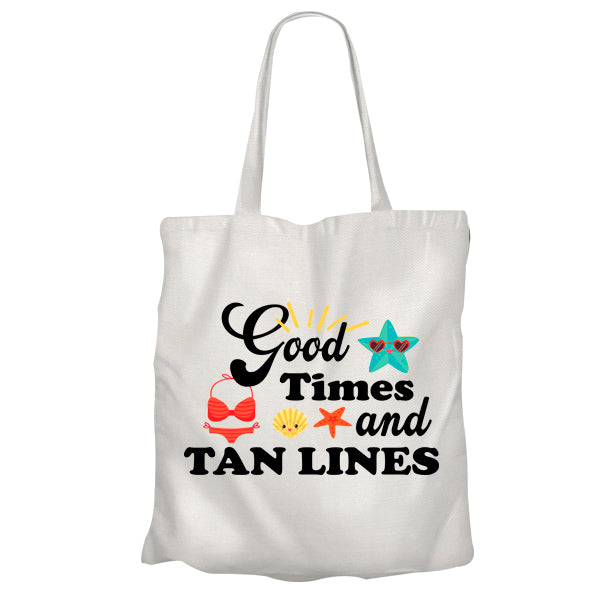 Shimmer Tote Bag - Good Times & Tan Lines