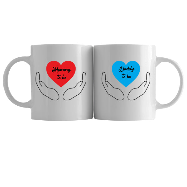 Mug Pair - Mommy & Dad to be