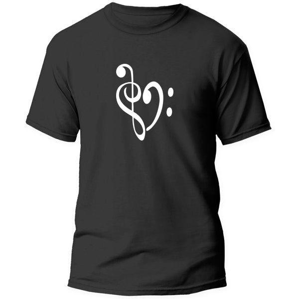 T-Shirt - Music Note Heart