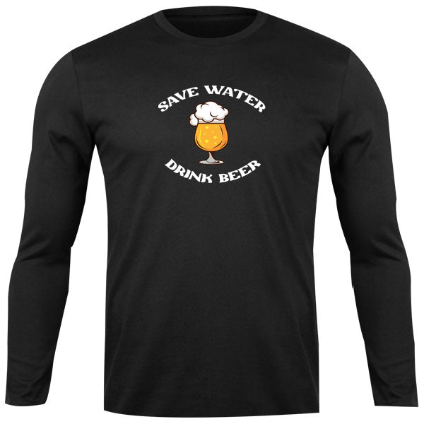 Long Sleeve Top - Save Water drink Beer