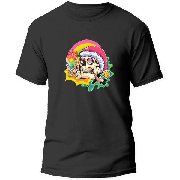 T-Shirt - Skeleton Santa
