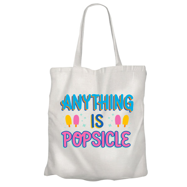 Shimmer Tote Bag - Anything is Popsicle