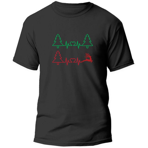 T-Shirt - Christmas Heart beats