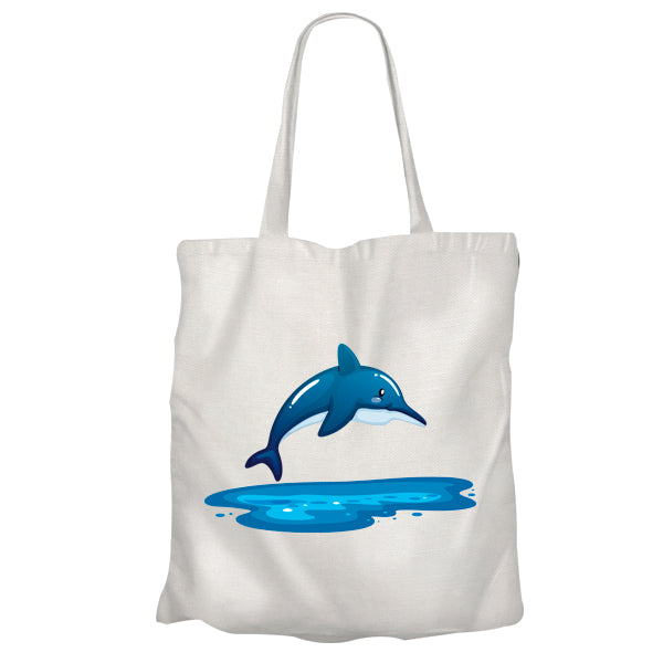 Shimmer Tote Bag - Dolphin