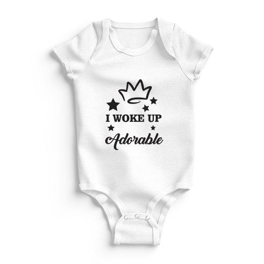 Baby Grow - I woke up Adorable