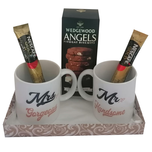 Mr Handsome & Mrs Gorgeous Gift Set -  Angel Biscuits