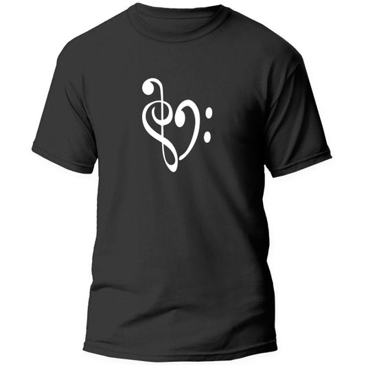 T-Shirt - Music Note Heart