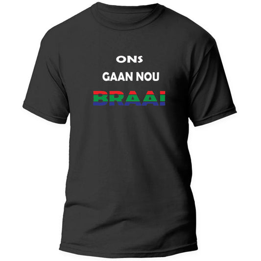 T-Shirt - Ons Gaan Nou Braai