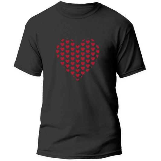 T-Shirt - Red Hearts