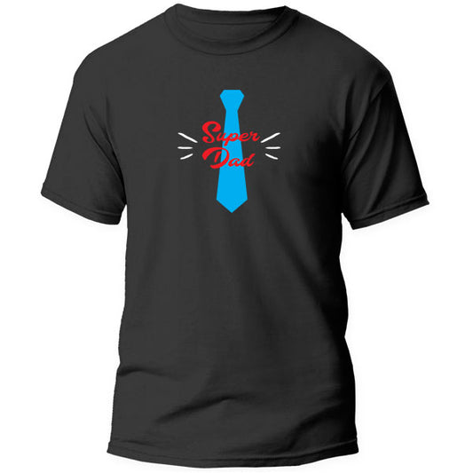 T-Shirt - Super Dad with Tie