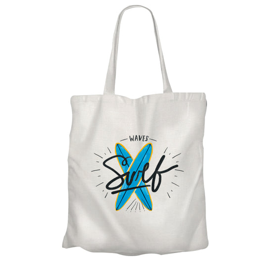 Shimmer Tote Bag - Surf waves - Surf Boards